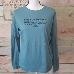 Womans North Face Logo Long Sleeve T-Shirt XL